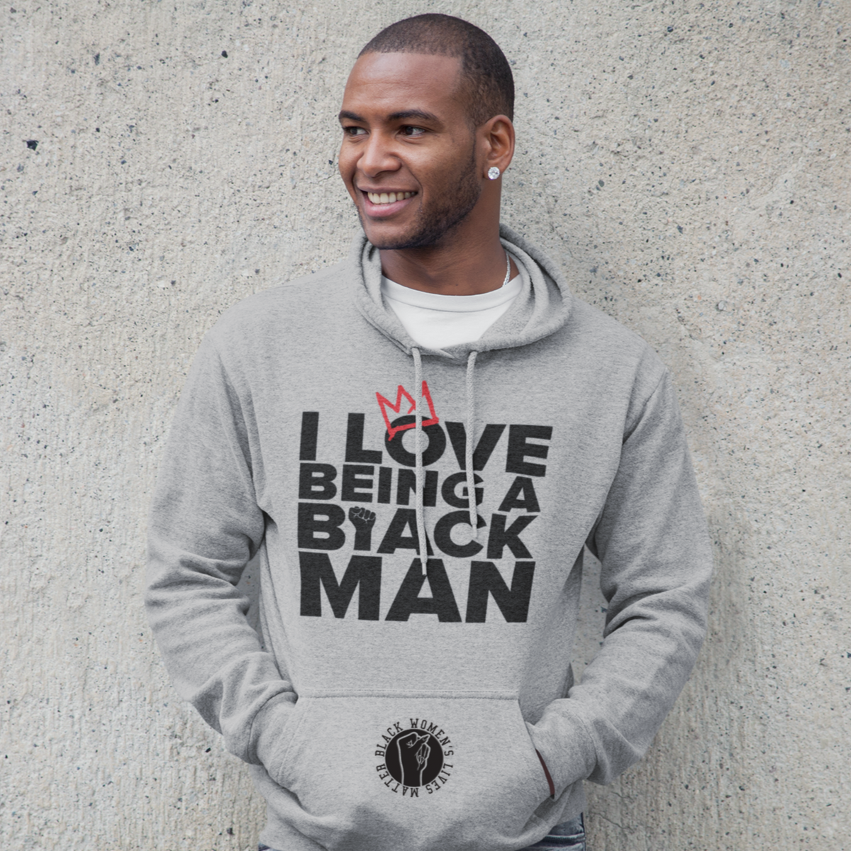 I Love Being a Black Man Hoodie (Unisex)
